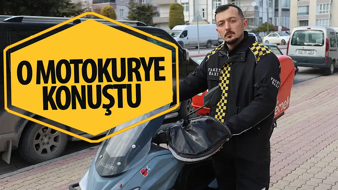 Türkiye'nin konuştuğu Konya'daki motokurye: 'Vatandaşlar bu şeylerde bilinçlensinler'