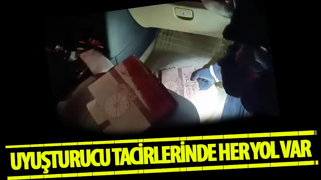 Uyuşturucu madde geçirmek için bu yolu da denediler!