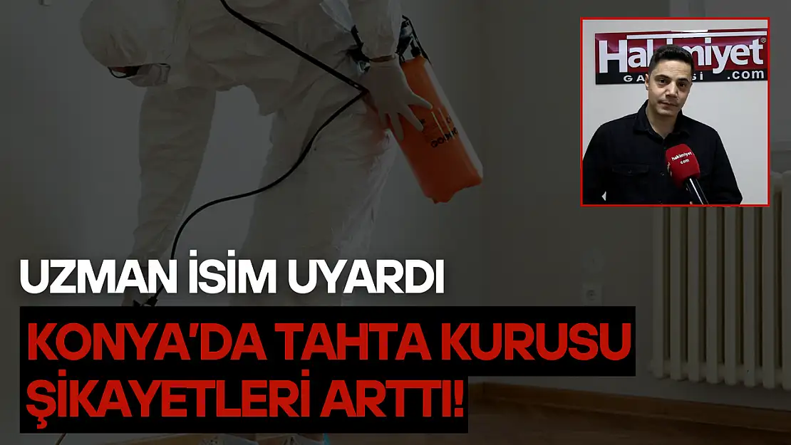 Uzman isim uyardı: Konya'da tahta kurusu şikayetleri arttı!