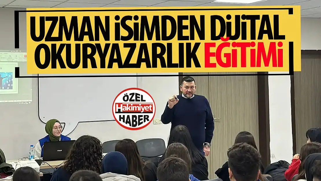 Uzman isimden Dijital Okuryazarlık' eğitimi!