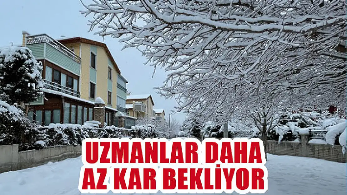 Uzmanlar daha az kar bekliyor