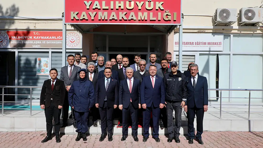 Vali İbrahim Akın'dan Yalıhüyük'e ziyaret!