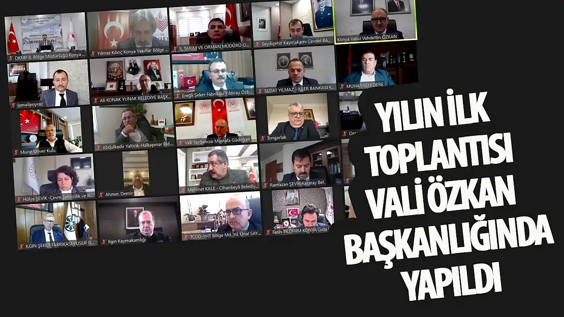 Vali Özkan'ın Başkanlığında Yapıldı