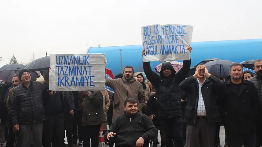 Yağmur altında emek mücadelesi