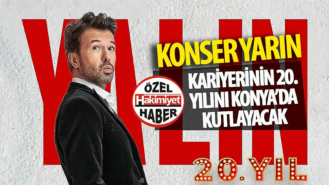 Yalın, Konya konserine son 1 gün!