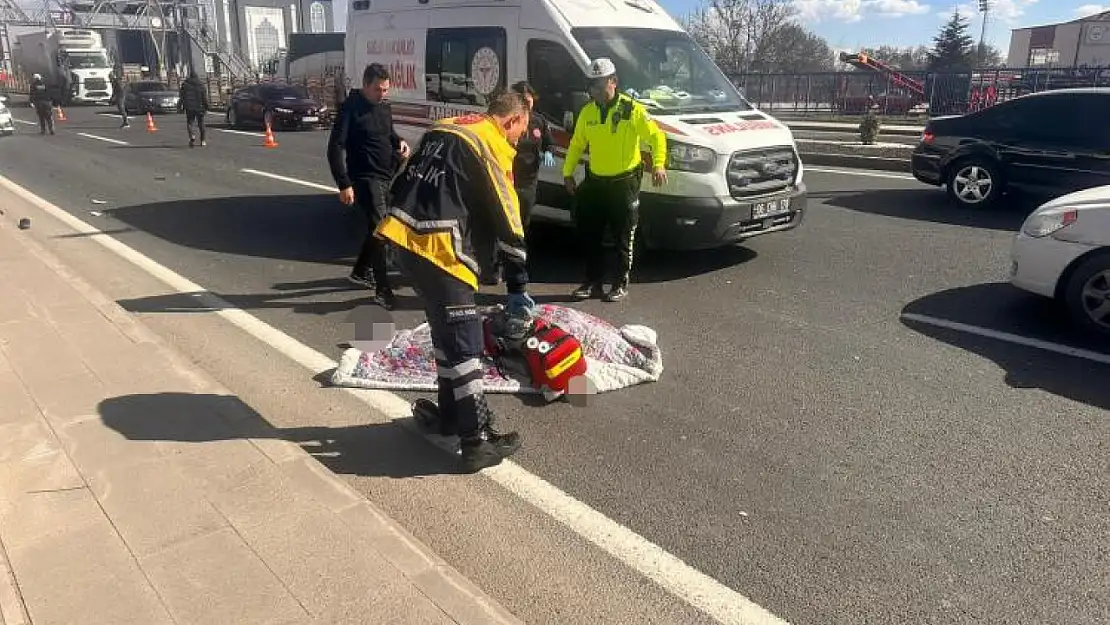 Yaya geçidini kullanmadı canına mâl oldu