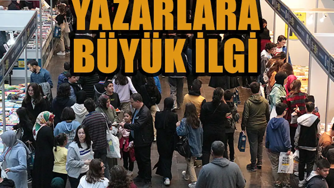 Yazarlara büyük ilgi