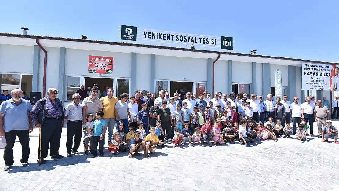 Yenikent Sosyal Tesisi hizmete açıldı