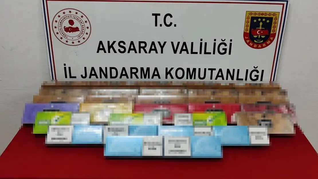 Yolcu otobüsünden kaçak sigara çıktı: 1 gözaltı