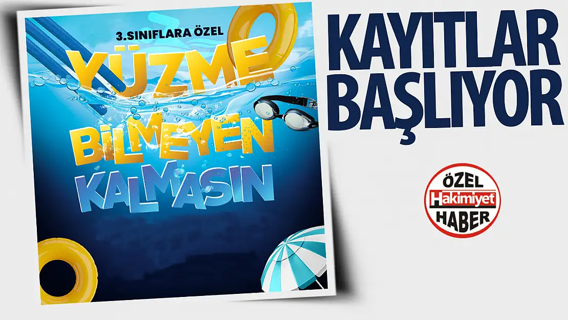 'Yüzme Bilmeyen Kalmasın!' Projesi Başlıyor