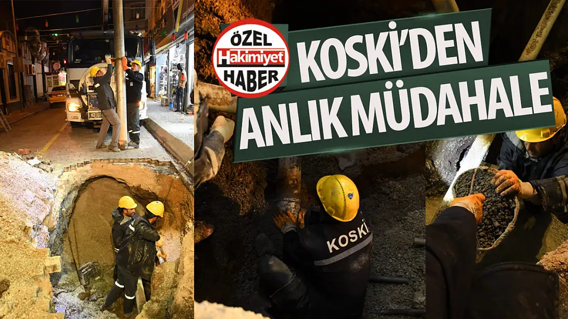 Zafer Meydanı'ndaki Kanal Arızası Anında Giderildi