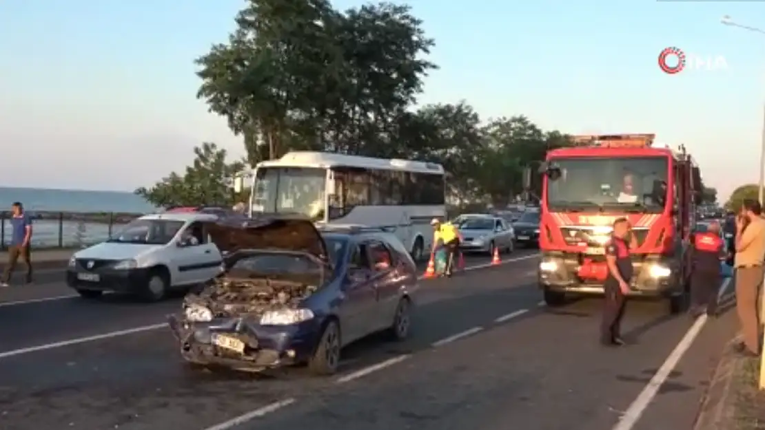 Zincirleme trafik kazası: 3 yaralı