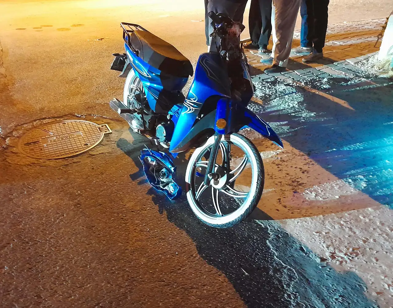 Konya'da feci kaza: Motosikletteki iki kişi hastaneye kaldırıldı