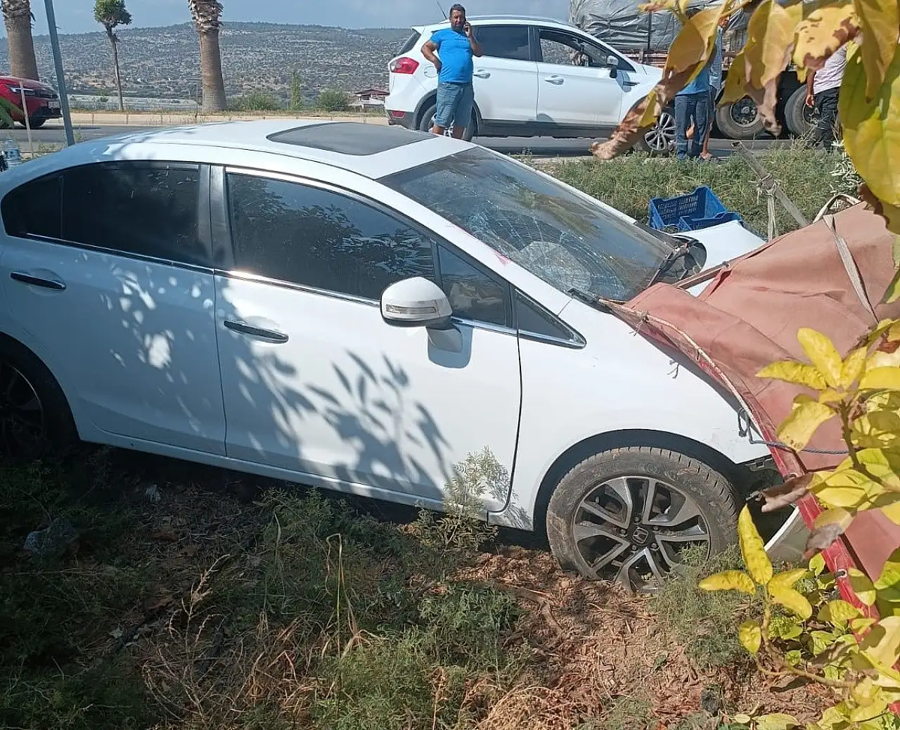 Bahçede hasat yapıyorlardı! Ecel böyle geldi…