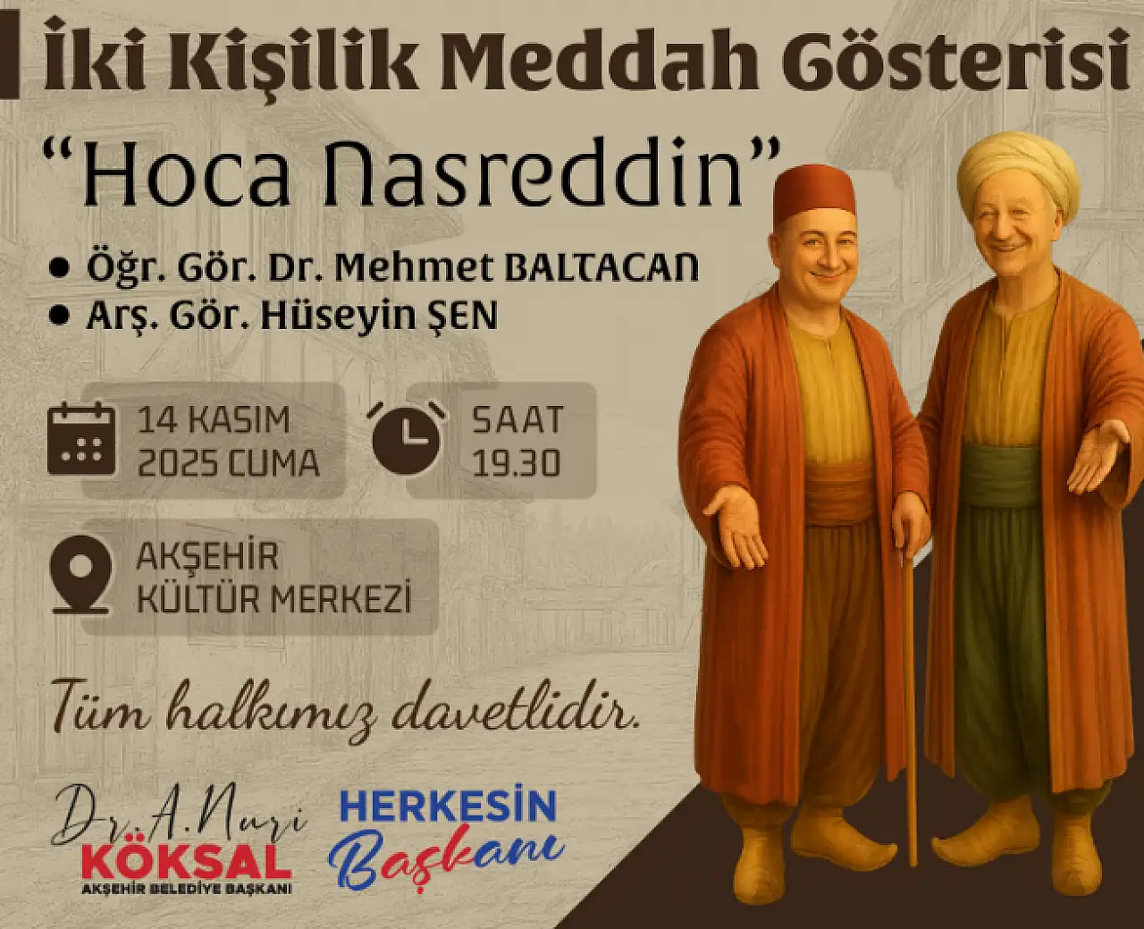 Konya, bilge Hoca'nın izinde yine sahne kuruyor!