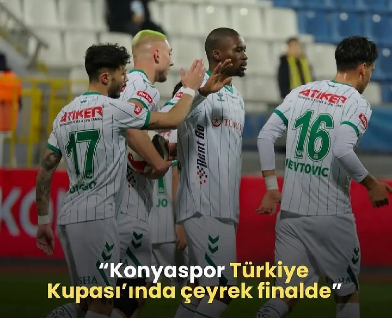 Eyüp attı, Konyaspor kazandı:Gol farkıyla ikinci oldu
