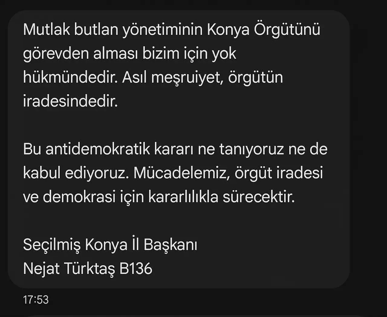 CHP'de sıcak gelişme! Konya İl Başkanlığı görevden alındı: 'Kararı Tanımıyoruz!'