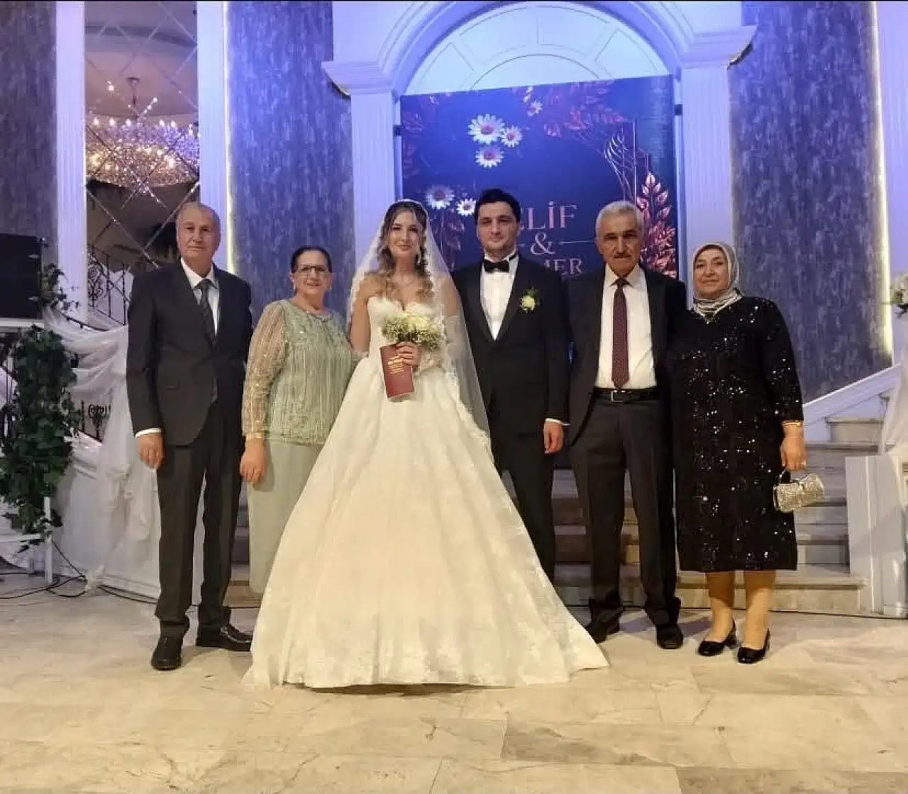 Karababa ve Maviş ailelerinin mutlu günü