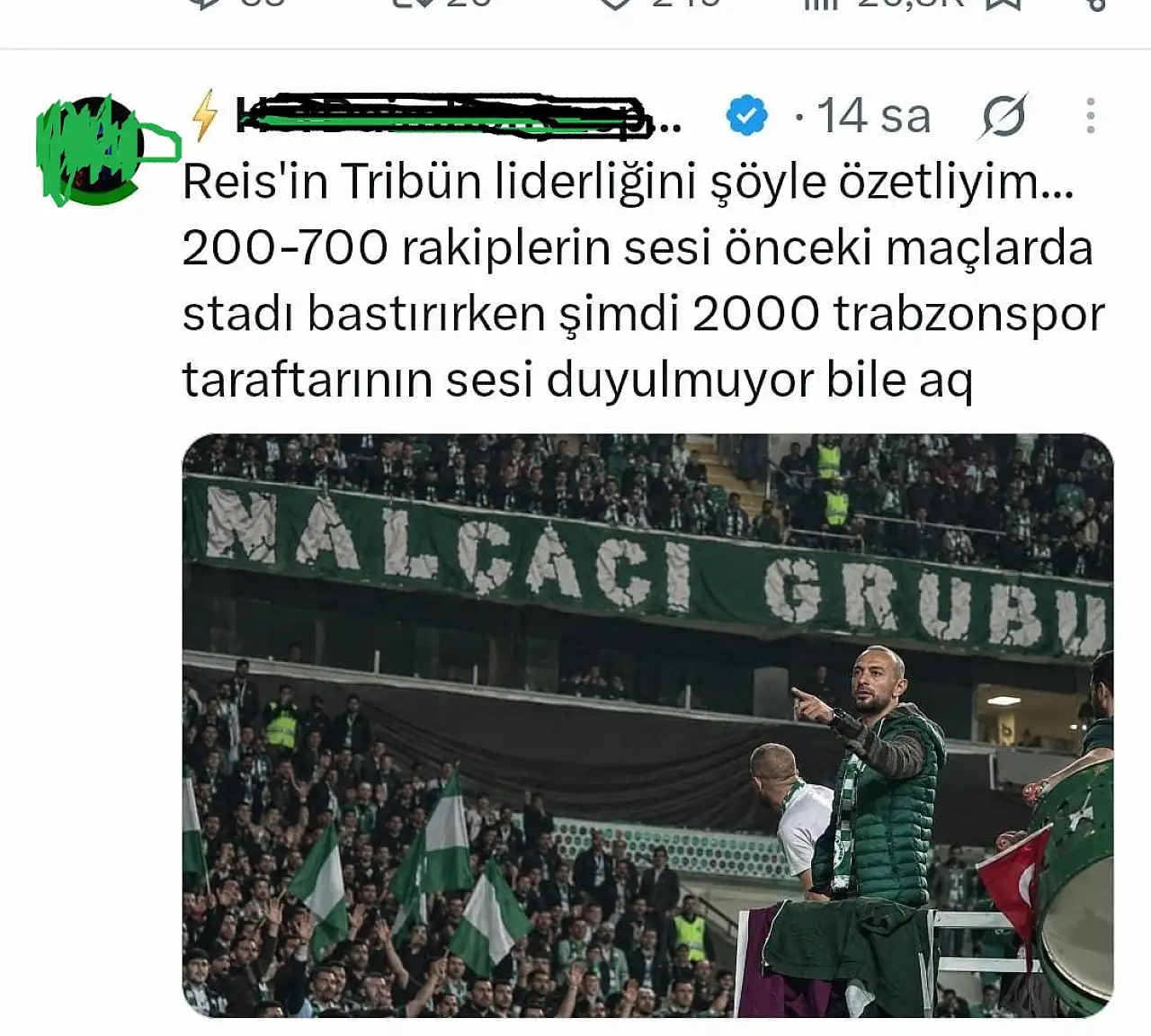 Ne davul ne pankart… Nalçacı'nın Trabzonspor maçındaki detayı gözlerden kaçmadı!