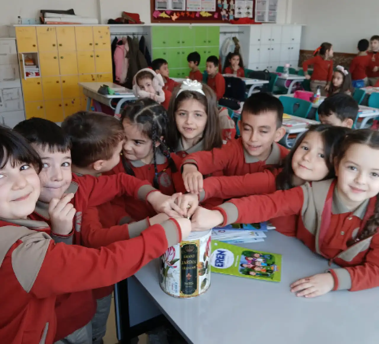 Konyalı minik öğrencilerden iç ısıtan hareket!