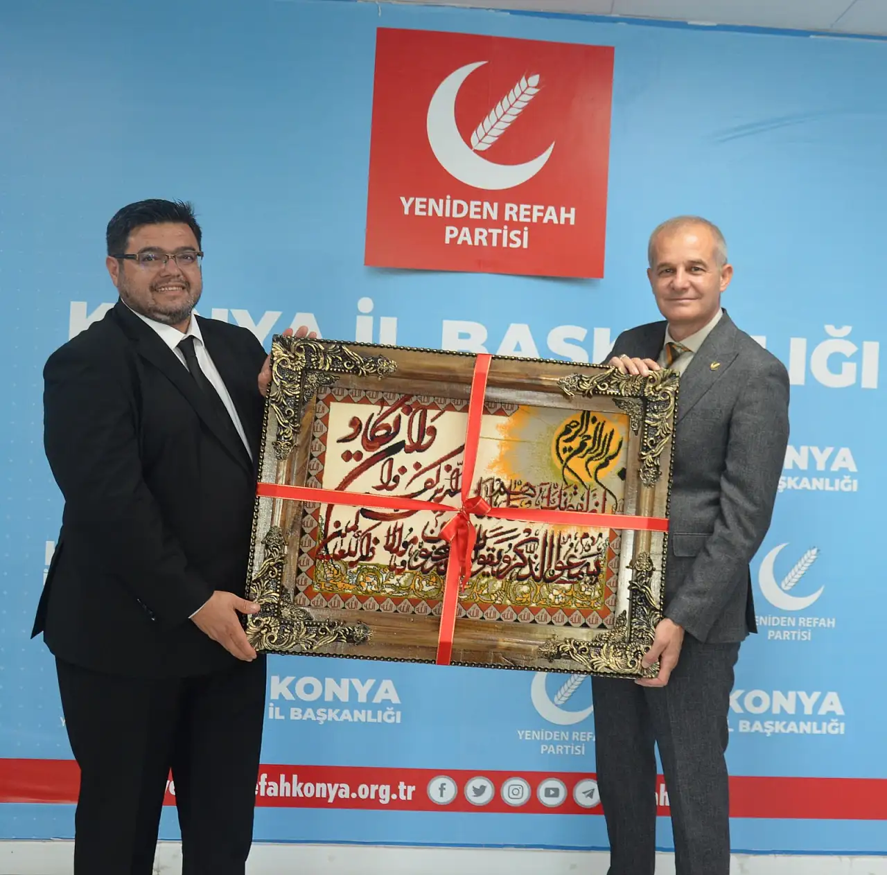 Başkan Erdal'dan, YRP'ye teşekkür ziyareti