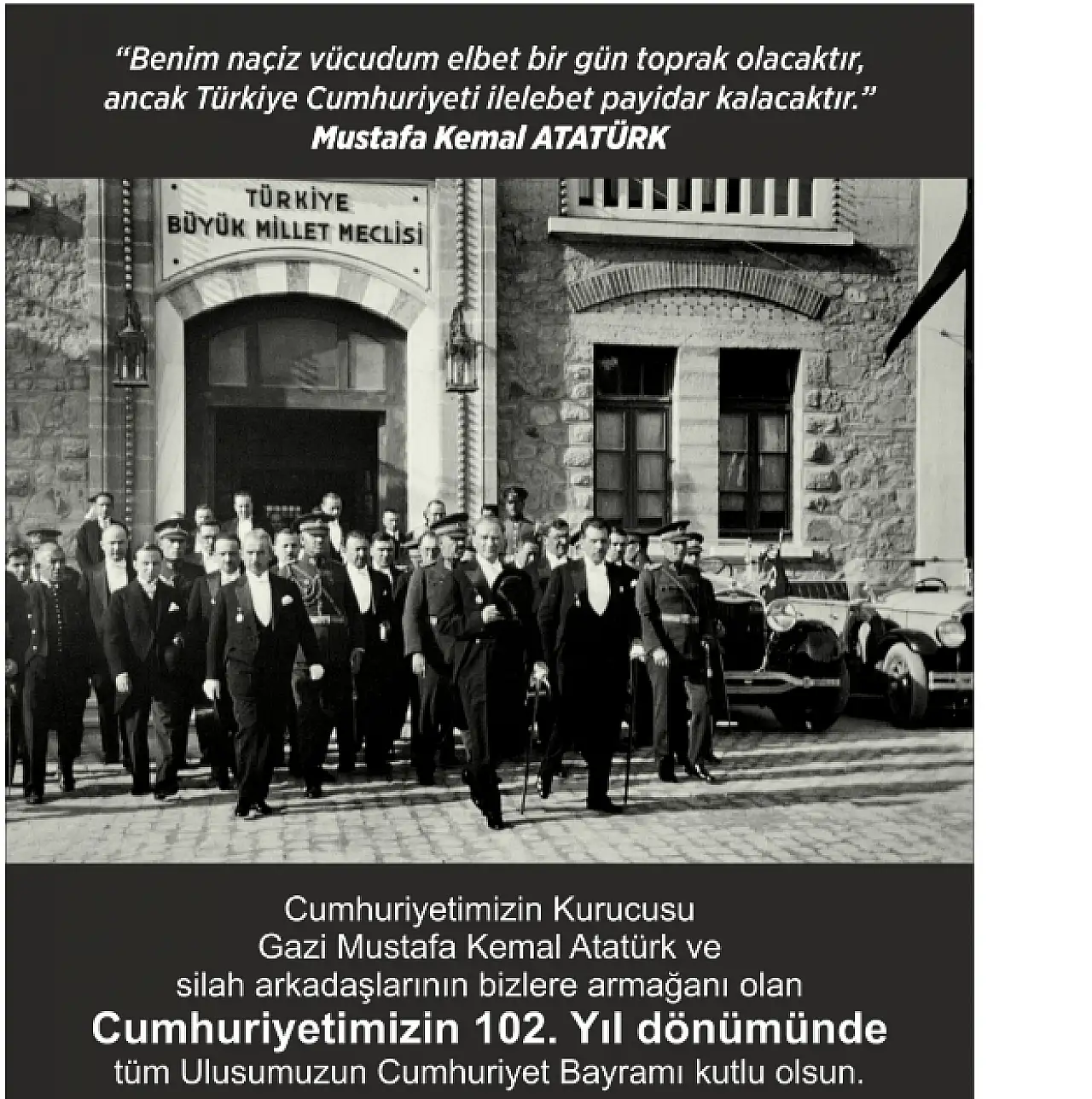 Vekil Bektaş, 'Cumhuriyetimizi daha güçlü yarınlara taşımaya kararlıyız'