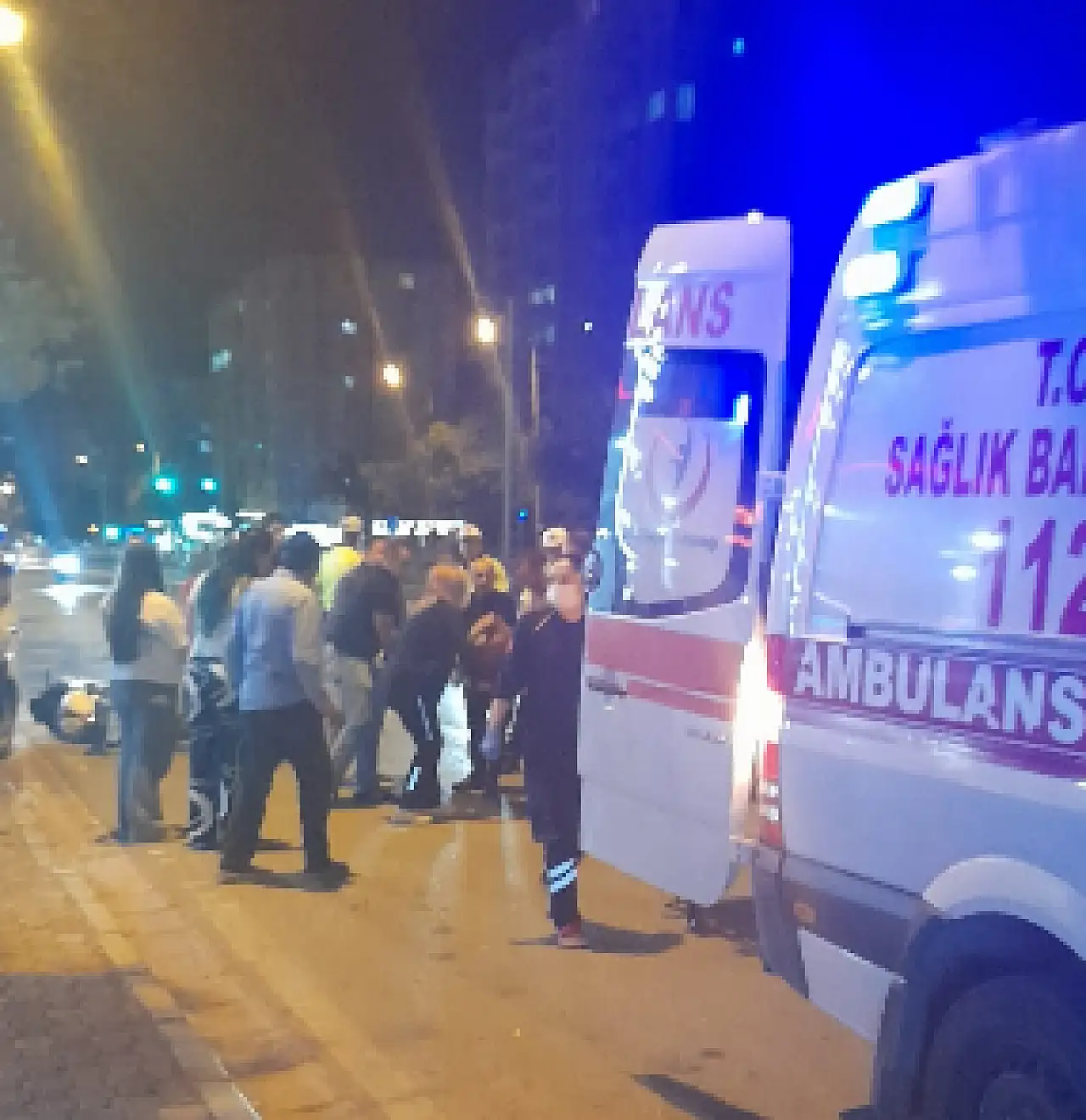 Konya'da motosiklet sürücüsü ölümden döndü!