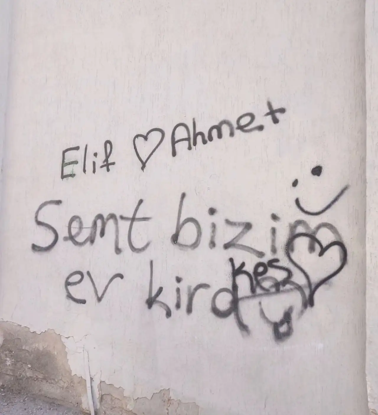 Konya'da duvardaki o yazı silindi, başkanın sözleri ise hafızalara kazındı