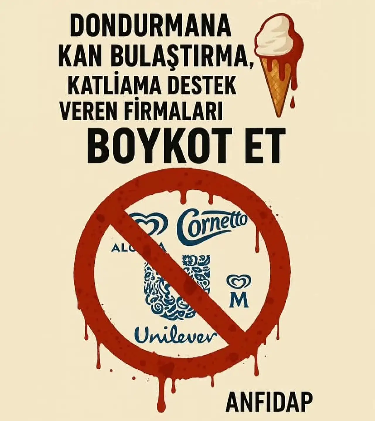 Gazze için soğuk tepki: Dondurma markaları raflarda boykot ediliyor!