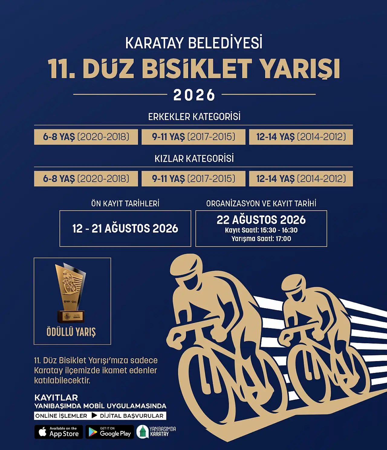 Konya'da çocuklar pedal çevirecek