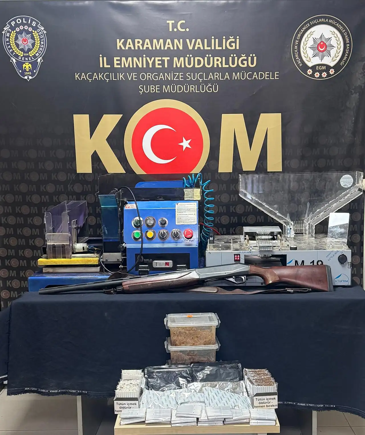 3 milyon 300 bin makaron ele geçirildi