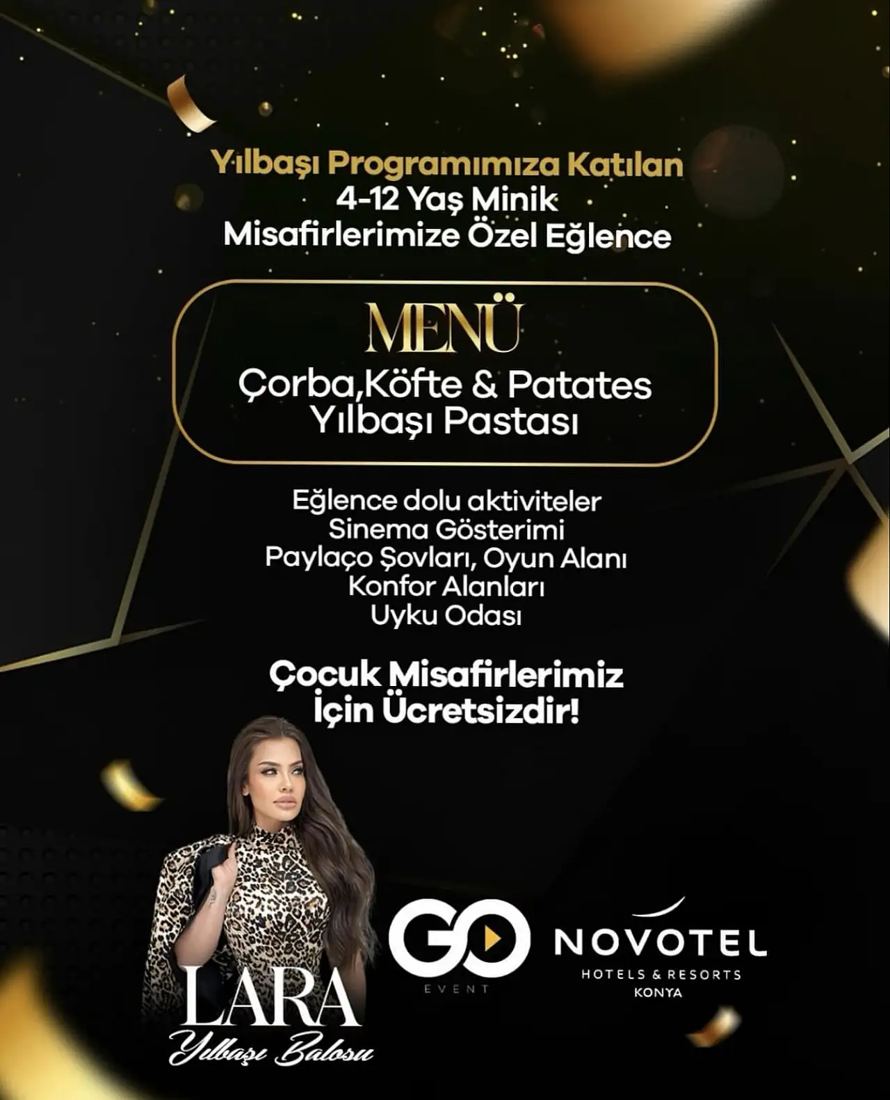 Konya'da yeni yıl gecesine damga vuracak en büyük organizasyon açıklandı...