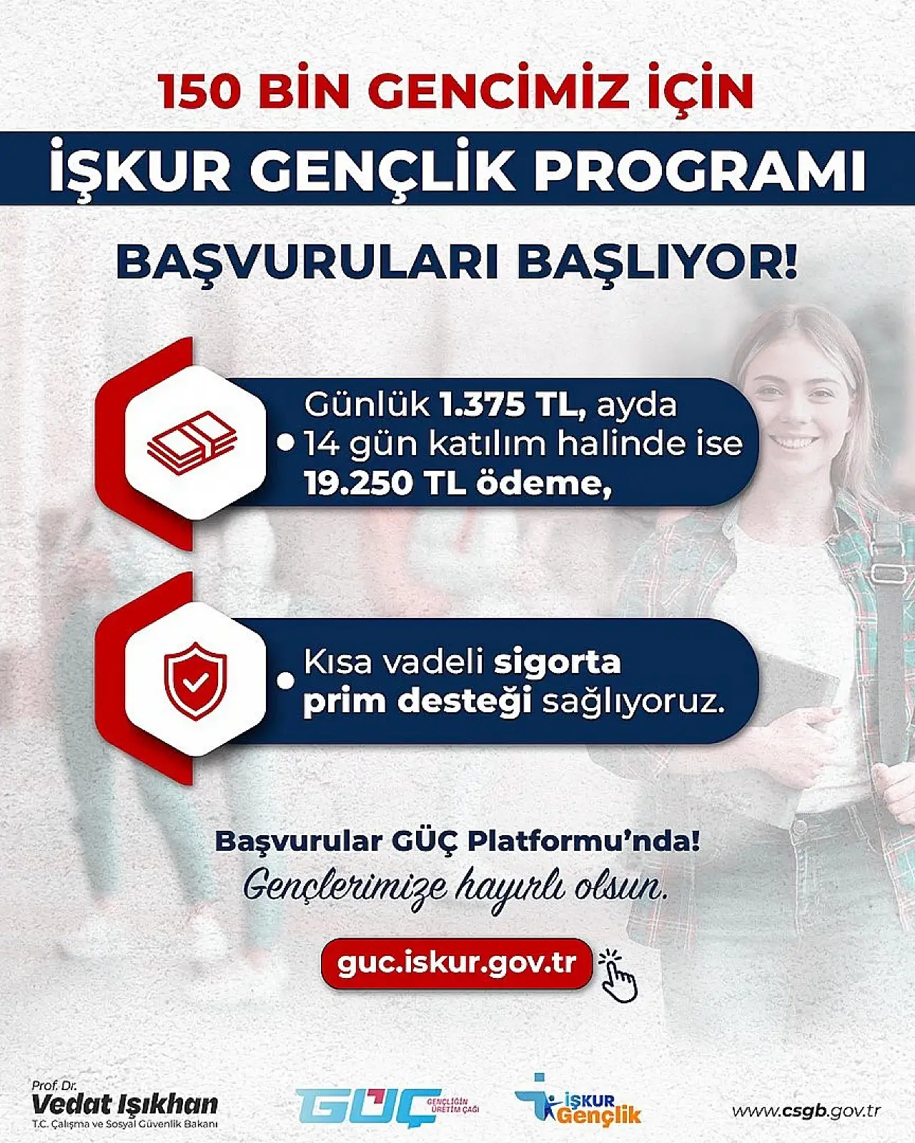 Gençlik Programı başvuruları başlıyor: 150 bin öğrenciye fırsat