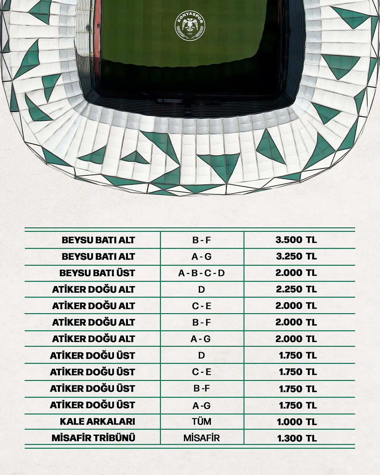 Konyaspor-Galatasaray maçının bilet fiyatları Gençlerbirliği maçından sonra şaşırttı