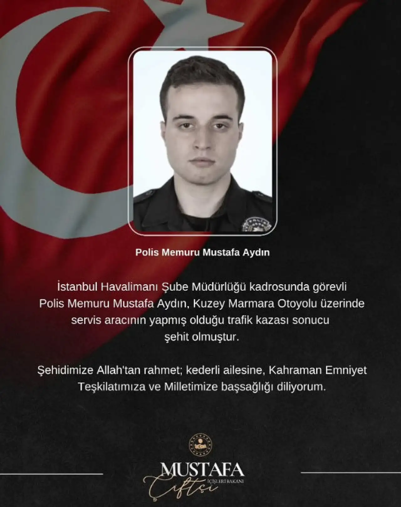 Acı haber! Feci kazada kalp masajıyla hayata döndürülen polis şehit oldu