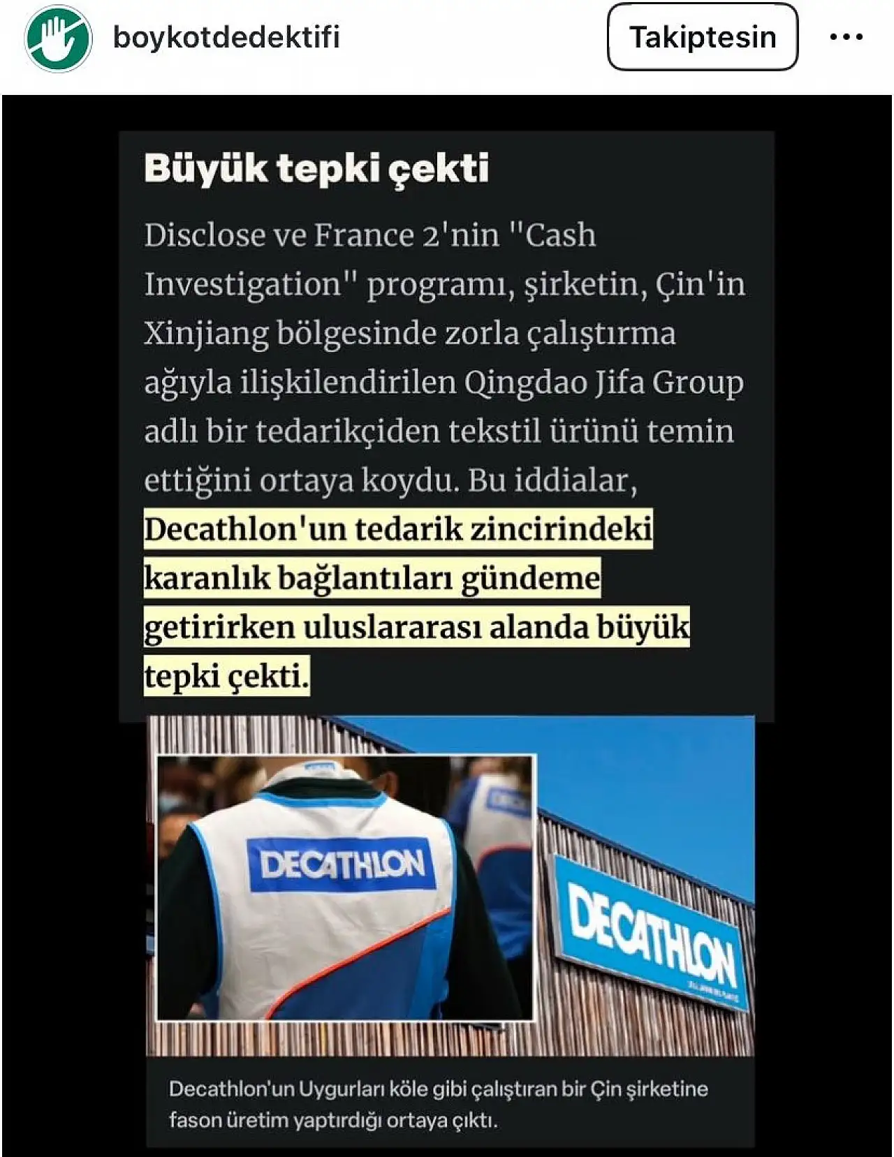 Decathlon skandalı! Zorla çalıştırma ağına ortak mı oldu?