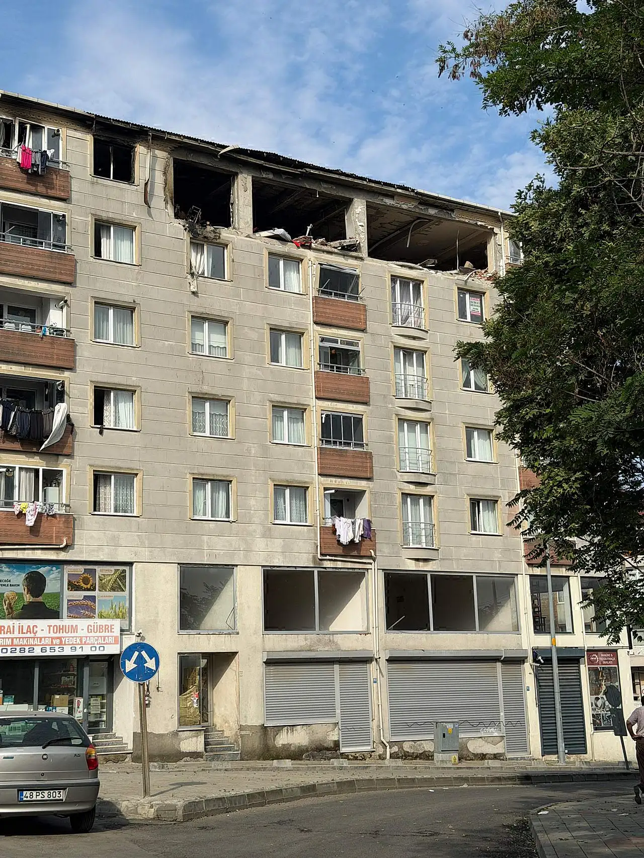 2 kişinin öldüğü patlamada yeni görüntü! 3 kişi saniyelerle kurtuldu