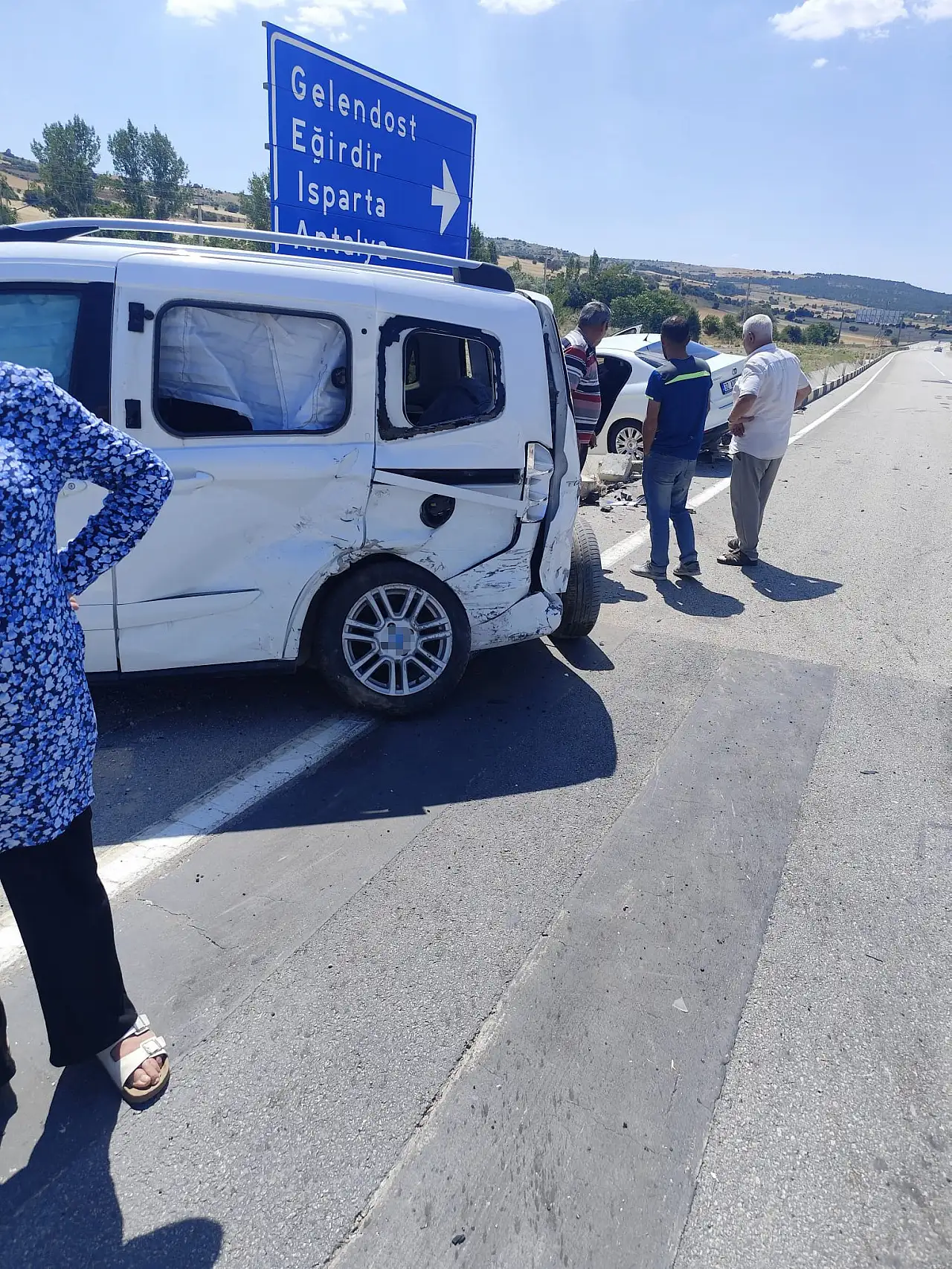 Konya yolunda korkutan kaza