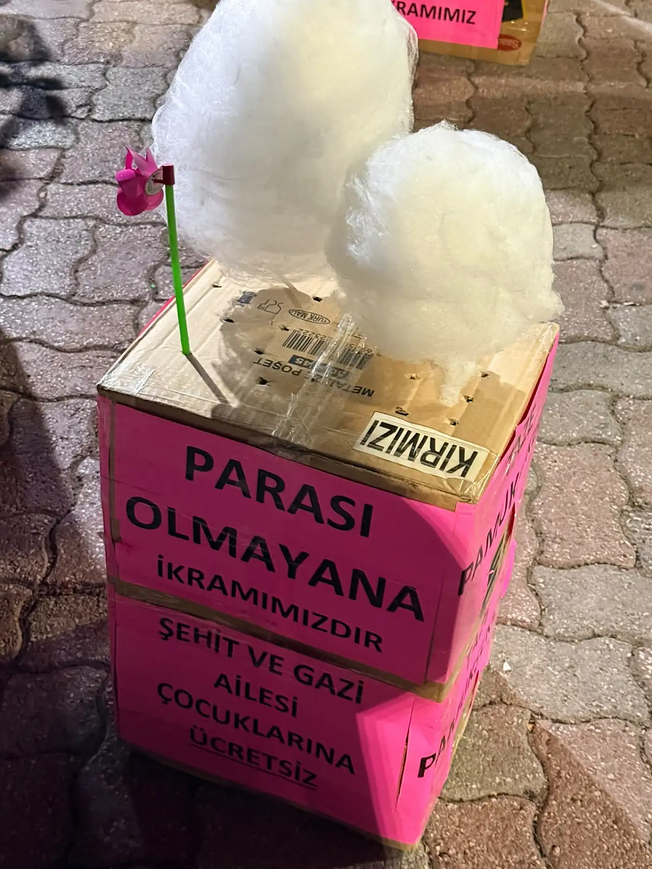 Konya'da o dayanışma yürekleri pamuk şekerine çevirdi