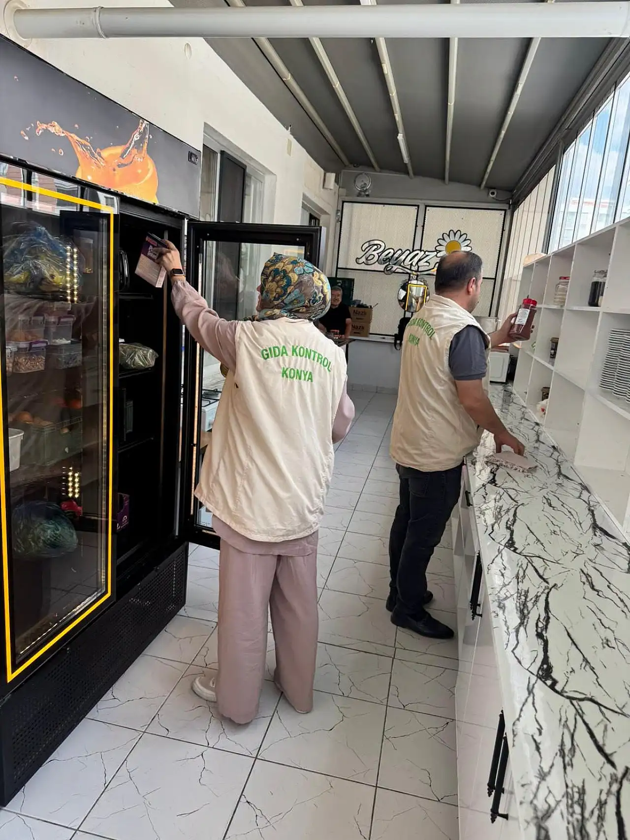 Konya'da ekipler sofraların güvenliği için sahadalar