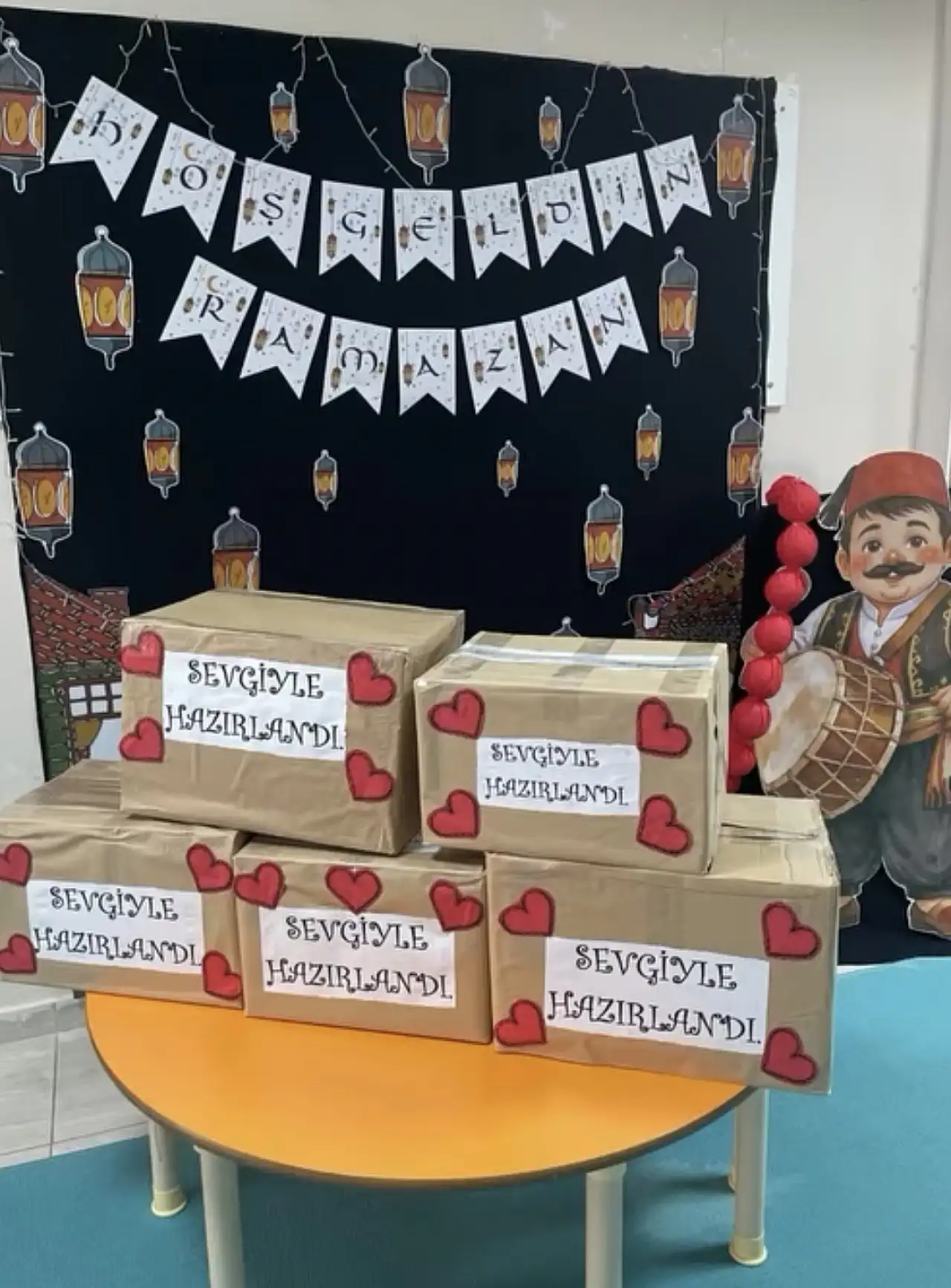 Konya'da minik yüreklerden büyük dayanışma