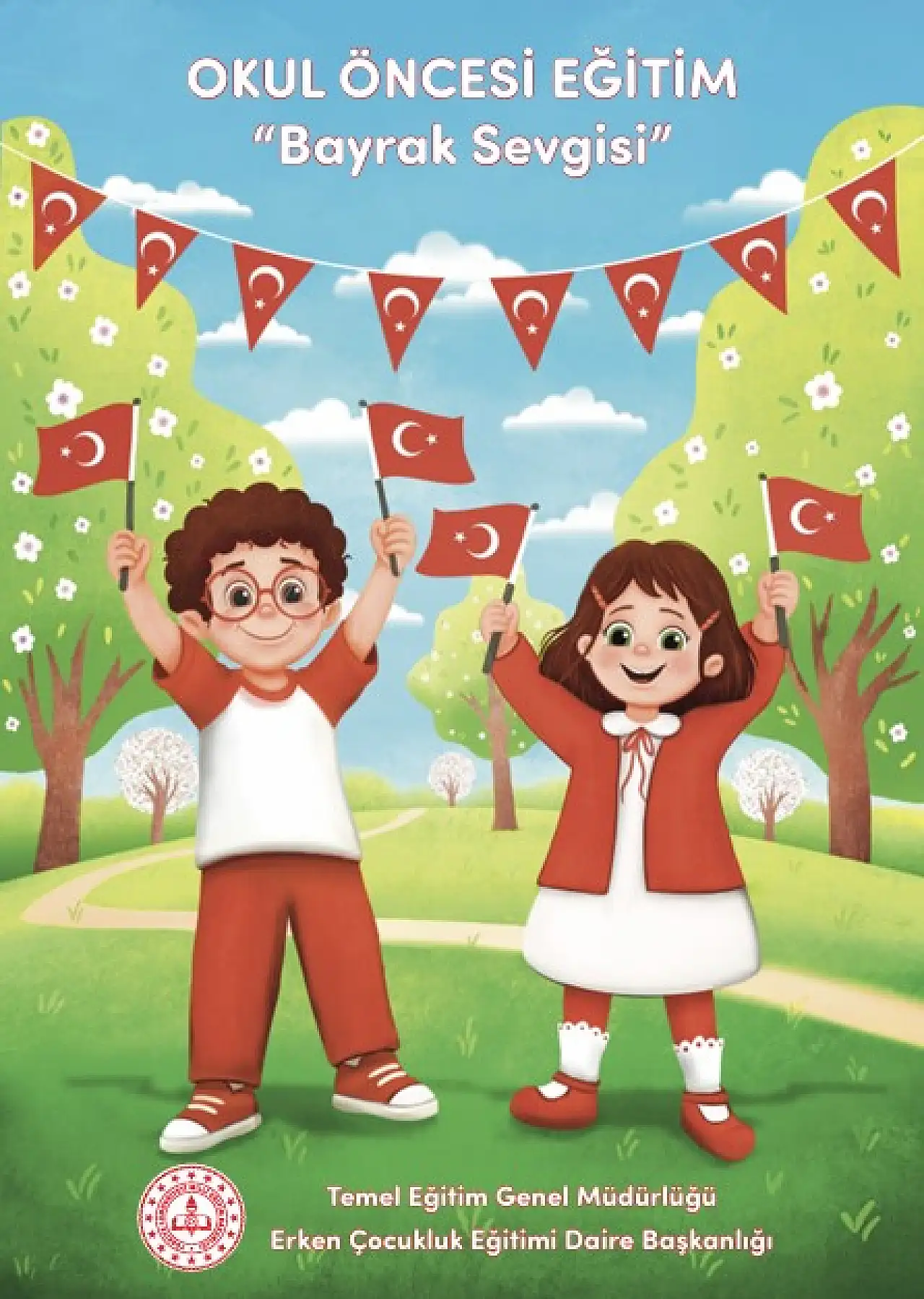 Konya'da ikinci dönemin ilk dersi: Bayrak sevgisi