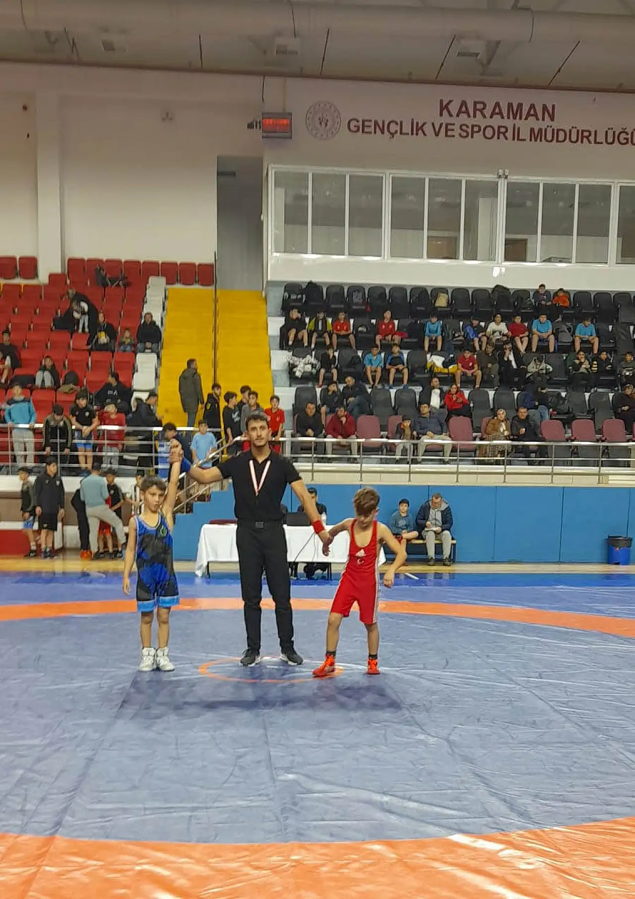 Konyalı minik pehlivanlar fırtına gibi esti