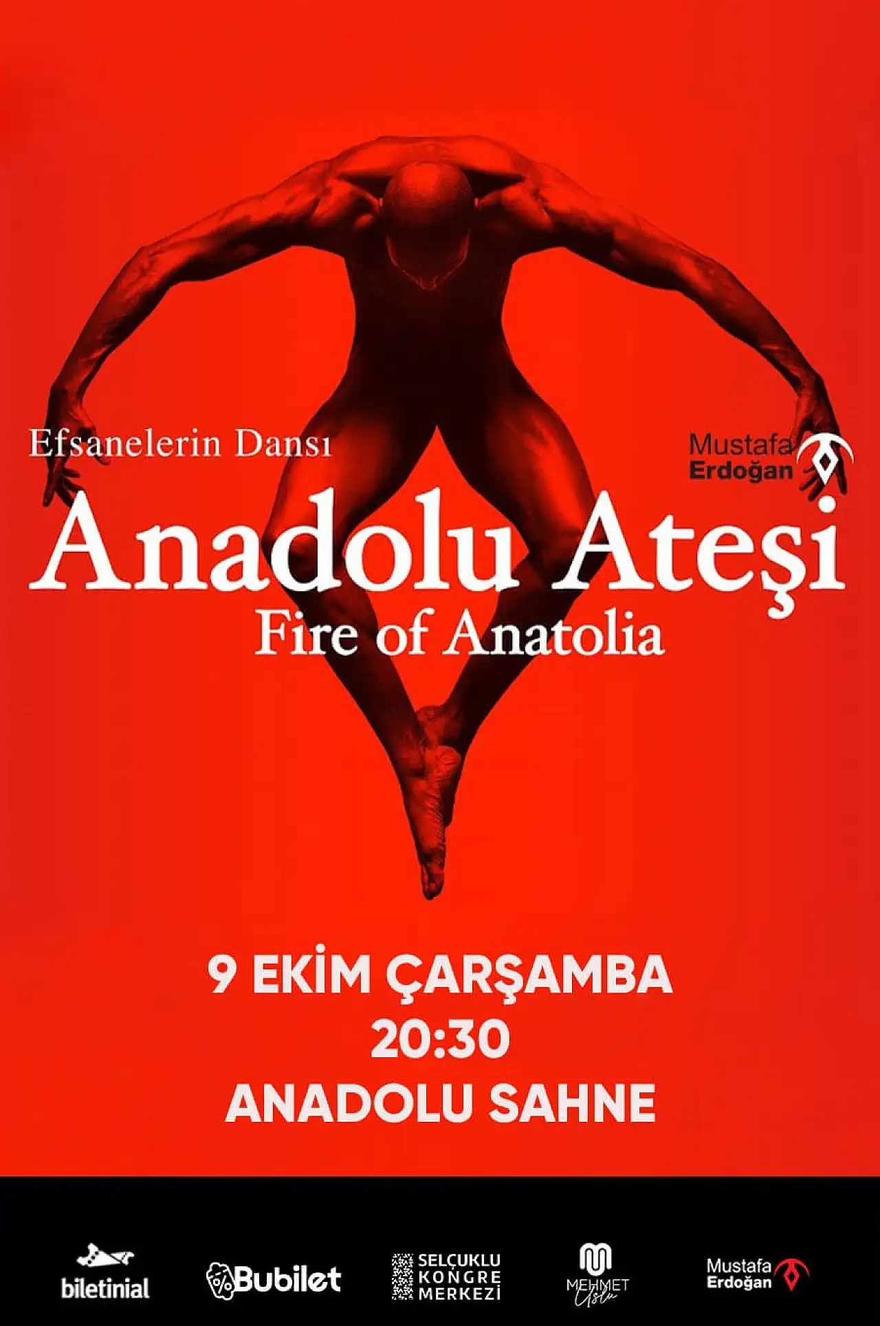 'Anadolu Ateşi' bu akşam Konya'da yanacak!