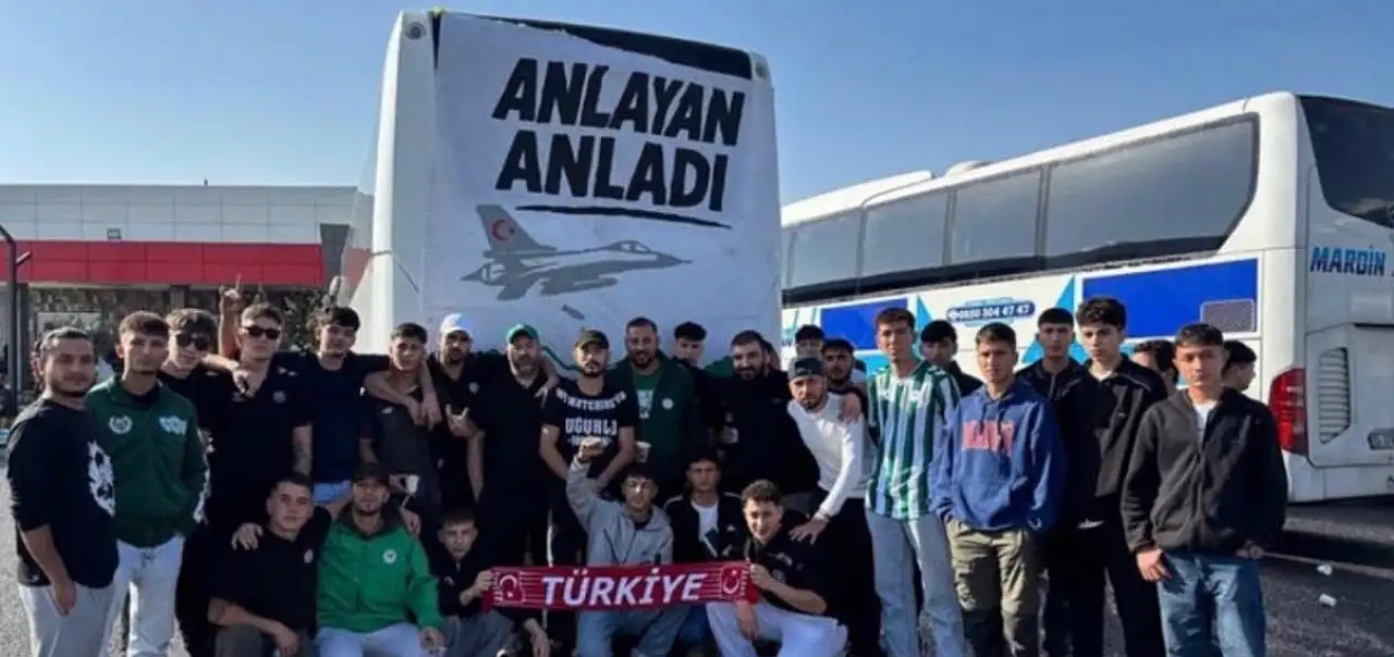 Nalçacılılar'dan Amedspor deplasmanında dikkat çeken pankartlar!