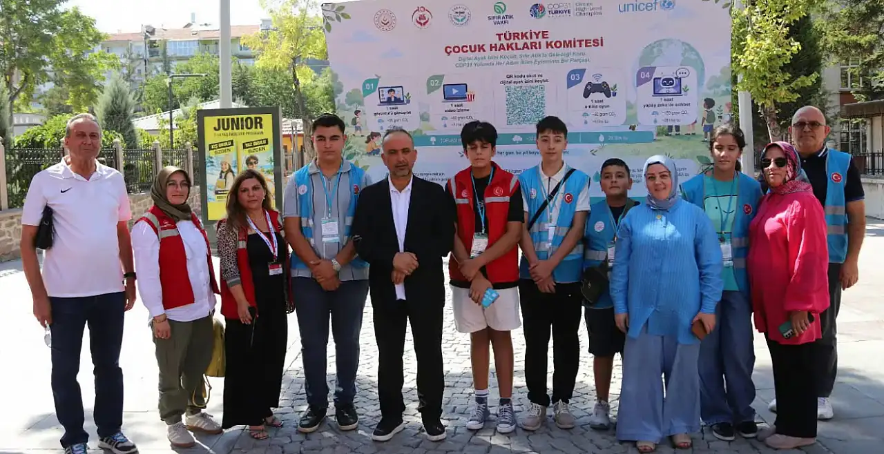 Konya'da çocukların iklim duyarlılığı göz doldurdu