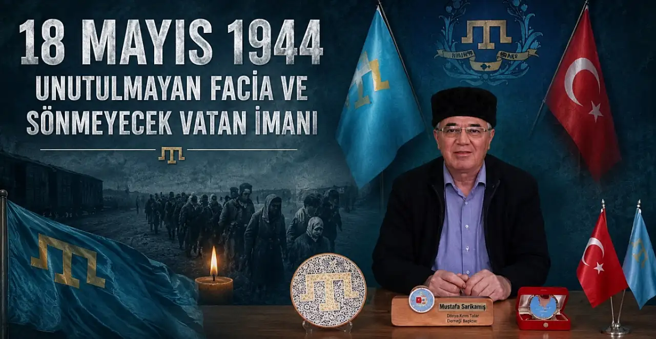 Kırım Tatar Sürgünü'nün 82. yılı anıldı: 'Kırım mücadelesi susturulamaz'