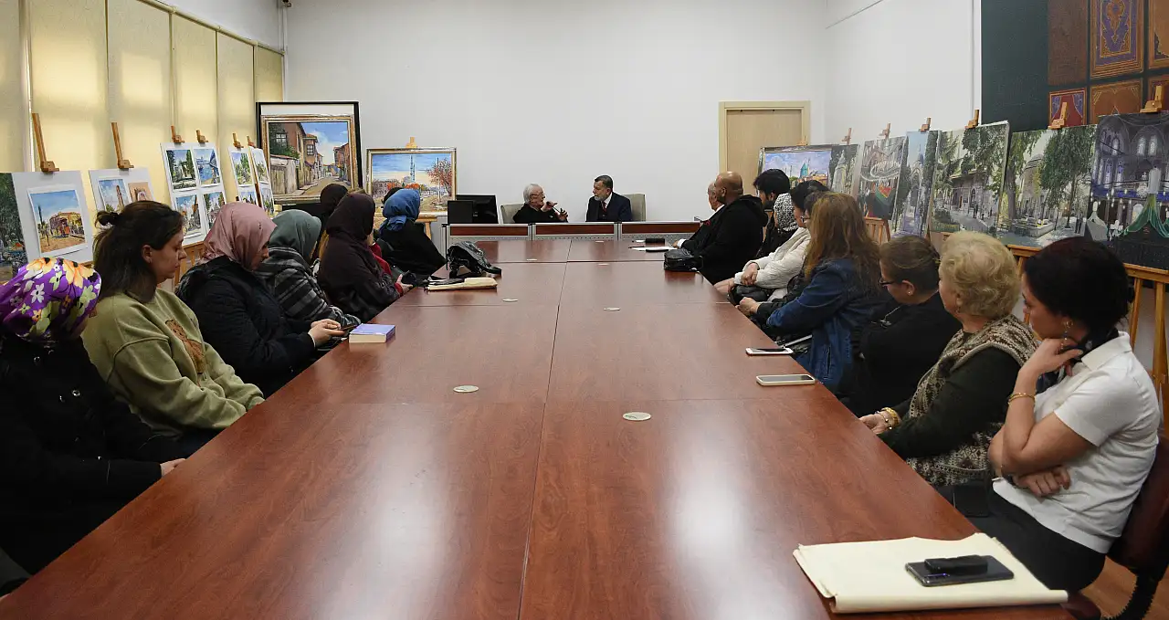 Ressam Nesip Koçer Konyalı sanatseverlerle buluştu