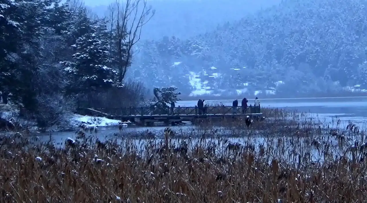 Abant Gölü'nde renkli kareler!