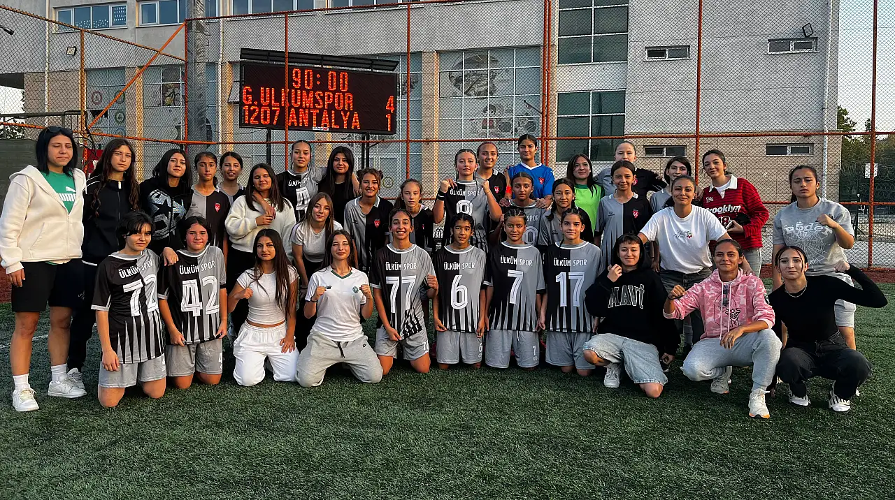 Konya Genç Ülküm spor'dan farklı galibiyet! Antalya temsilcisini 4 golle geçti